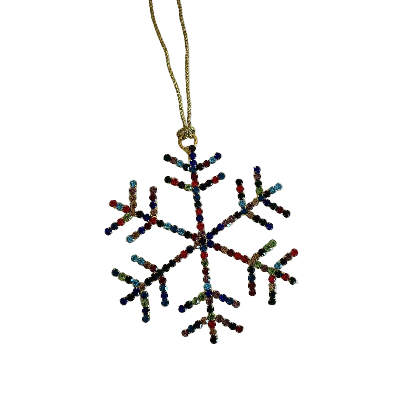 Multi Colored Jeweled Ornament