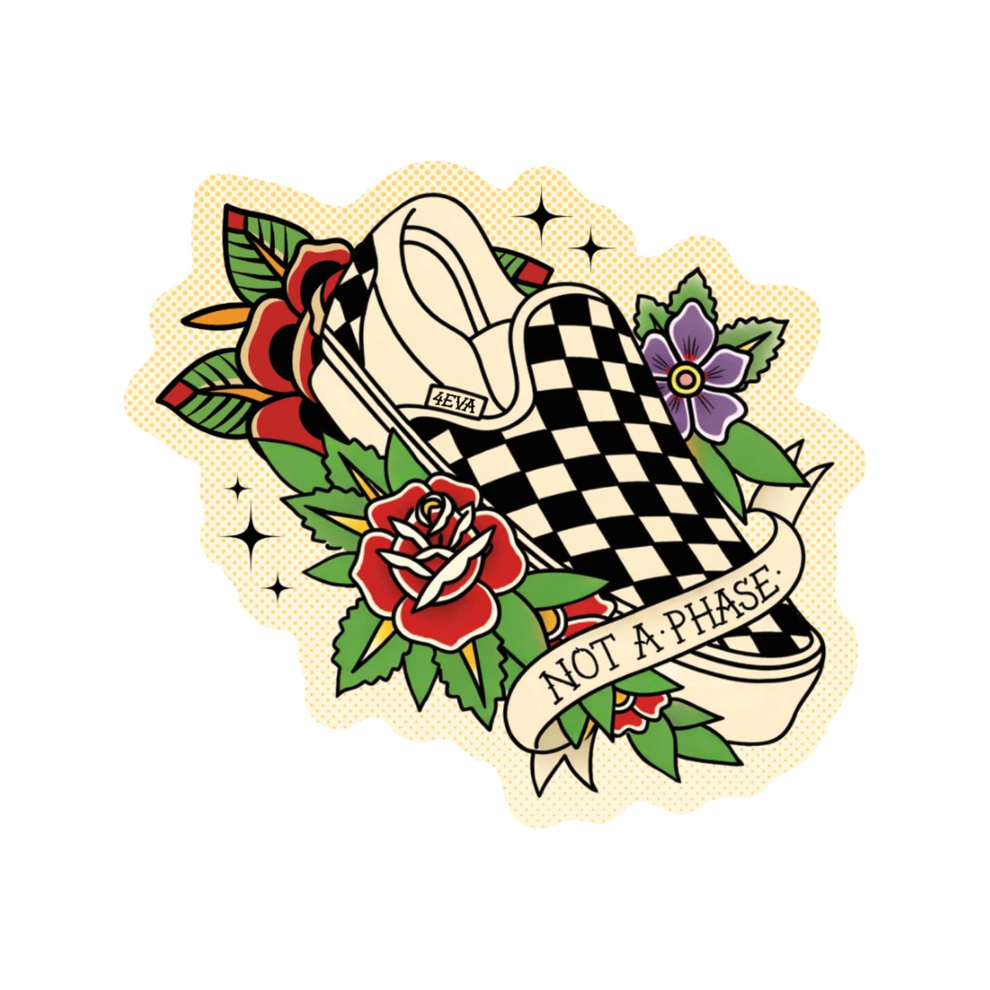 Not a Phase Vinyl Sticker