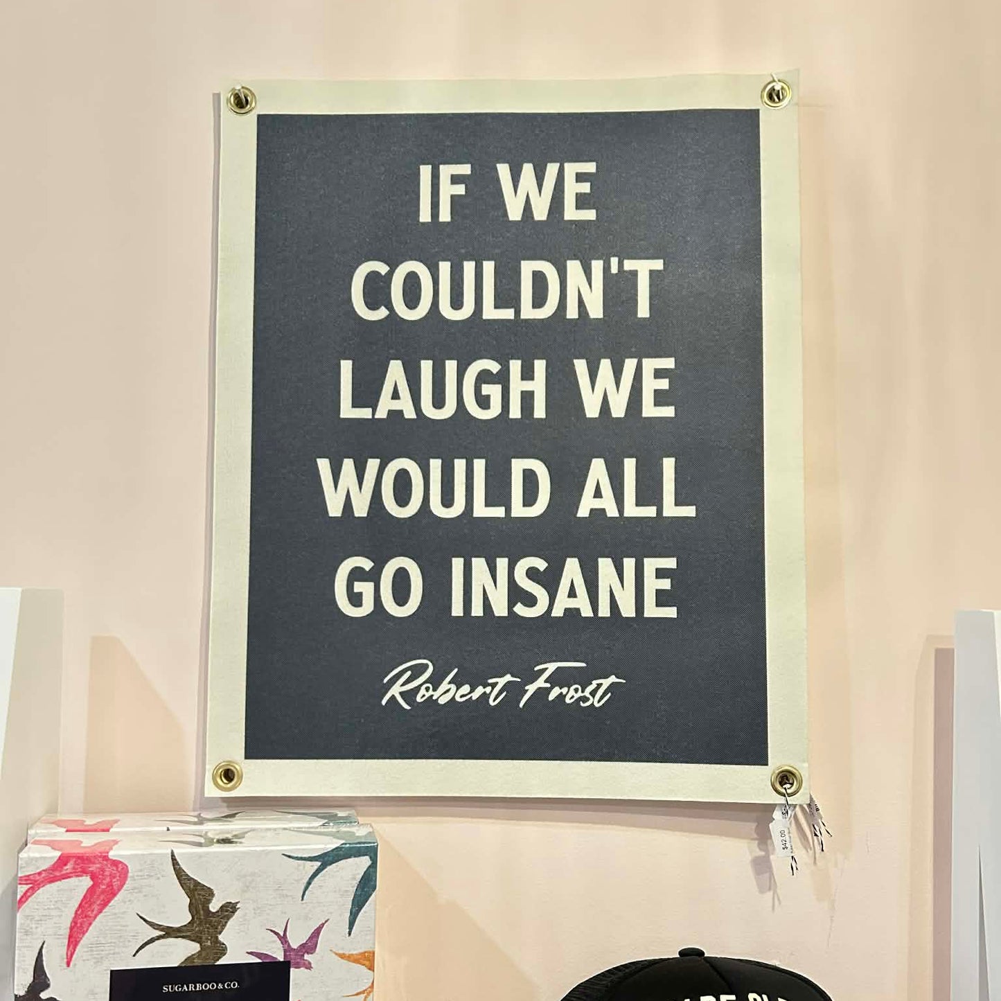 Robert Frost Quote Felt Banner