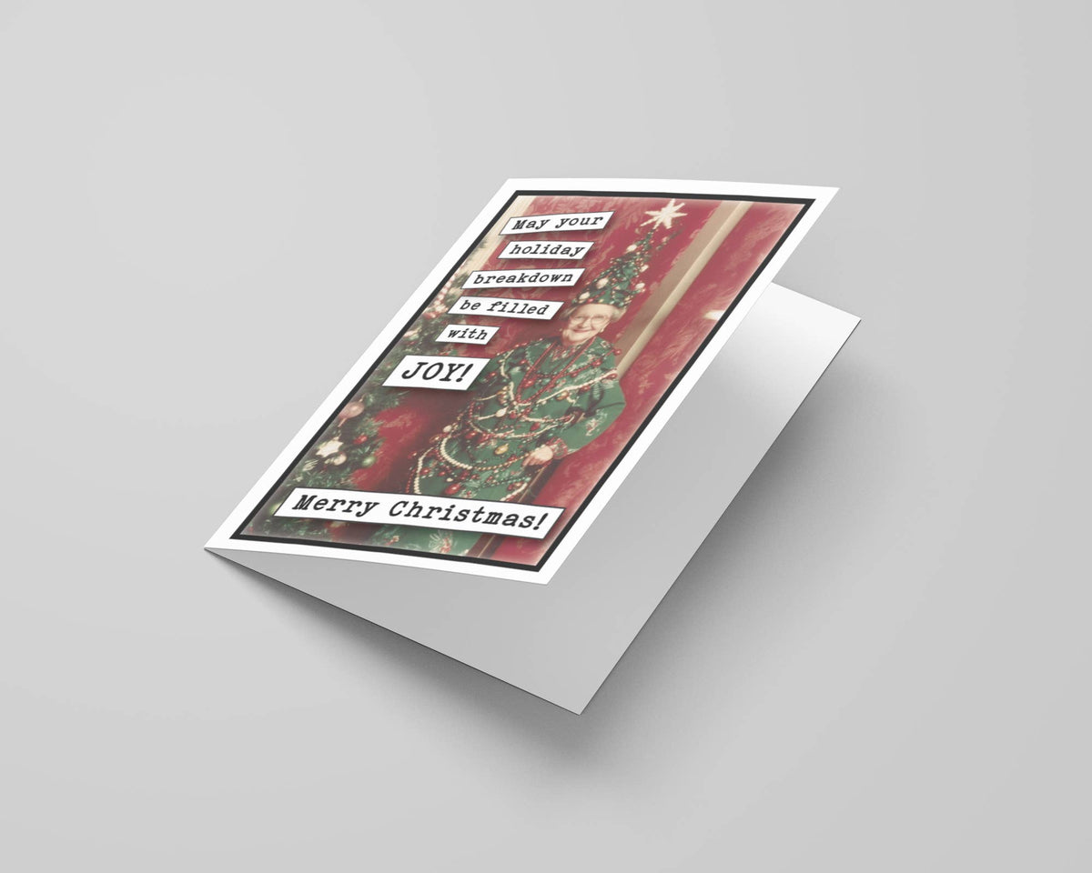 Holiday Breakdown Christmas Card