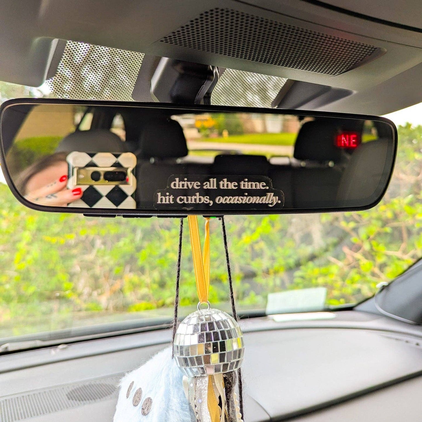 Mirror Decal- Hit Curbs