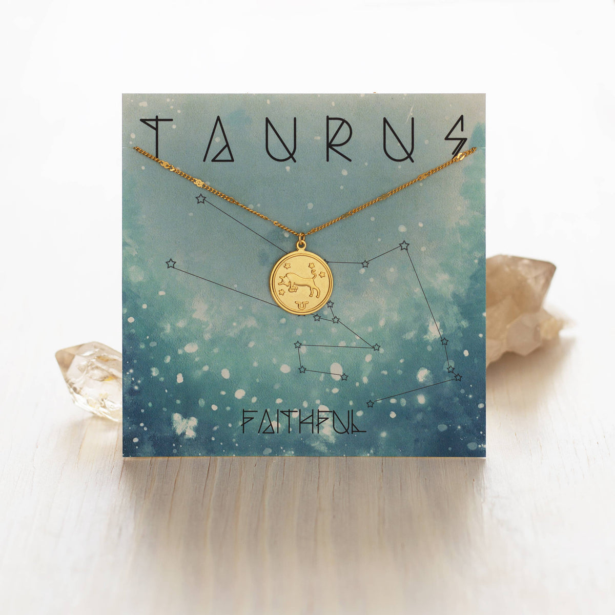 Zodiac Medallion Charm Necklace