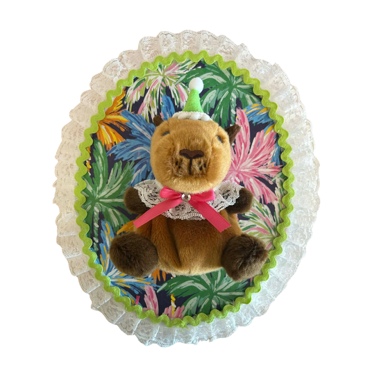 Sid Capybara Plush Taxidermy Art
