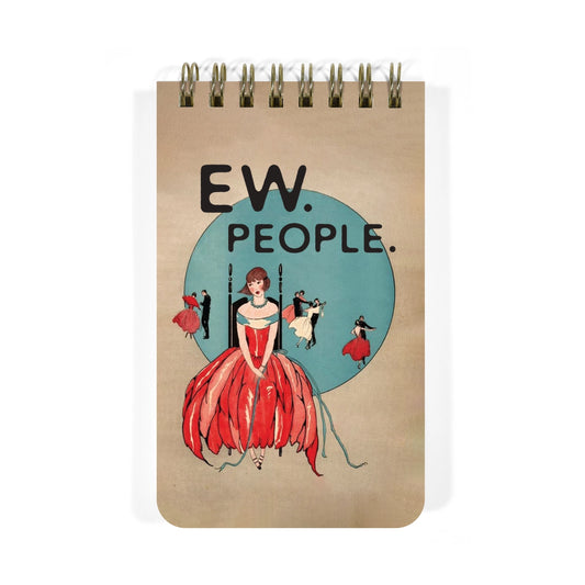 Spiral Memo Notebook-Ew People