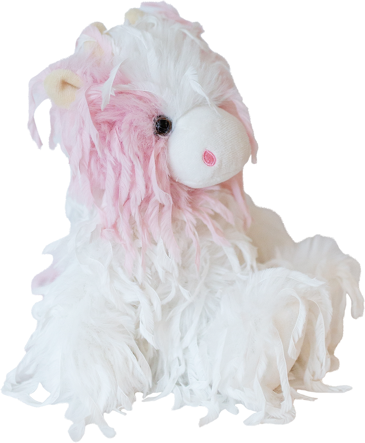Feathers Strawberry Cow Plushie