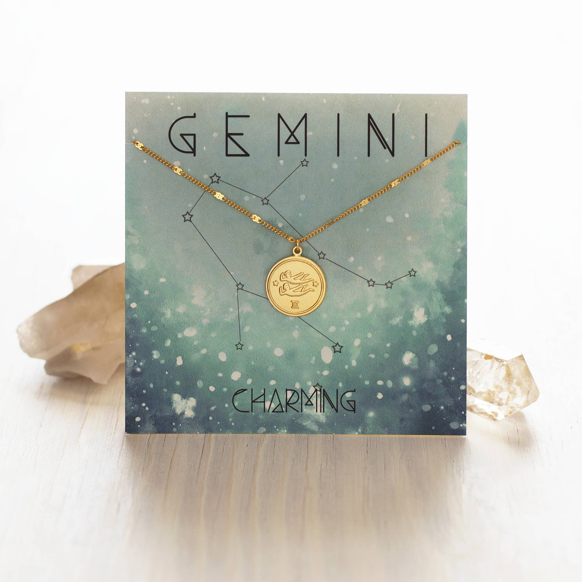 Zodiac Medallion Charm Necklace