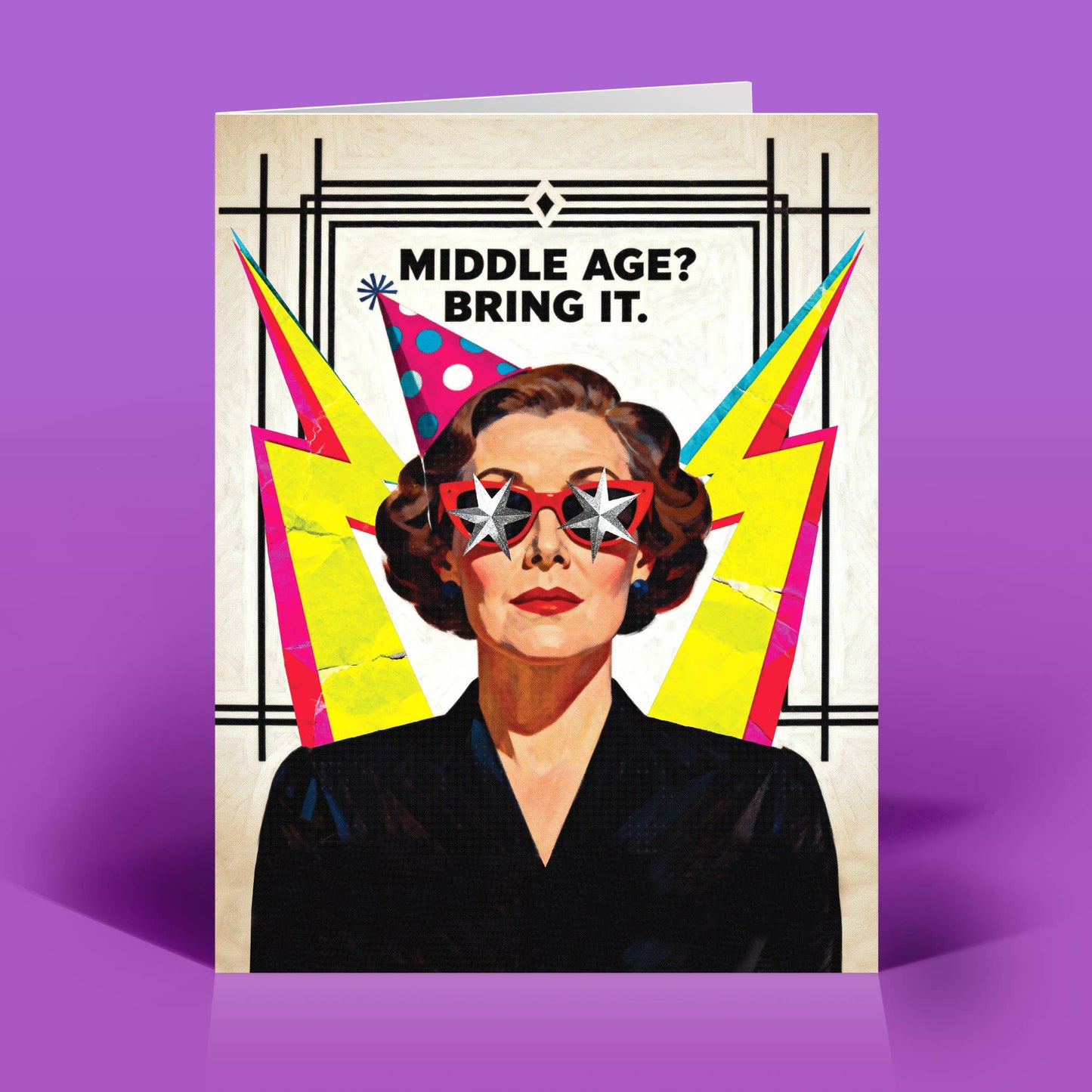 Middle Age,Bring It Birthday Card
