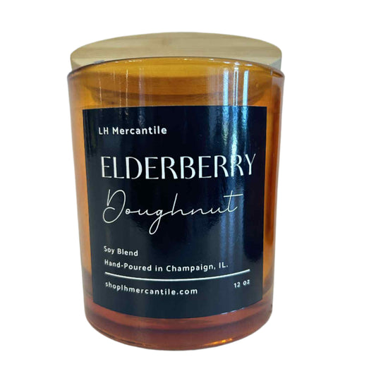 LH Mercantile Candle-Elderberry Doughnut
