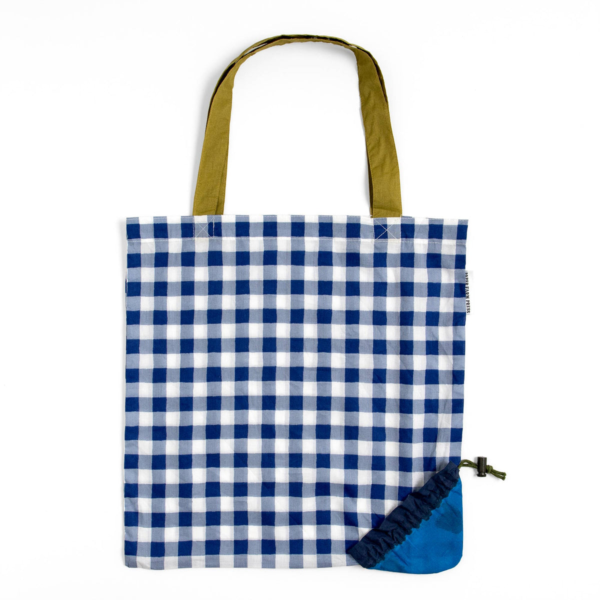 Foldable Market Tote Bag- Blueberry