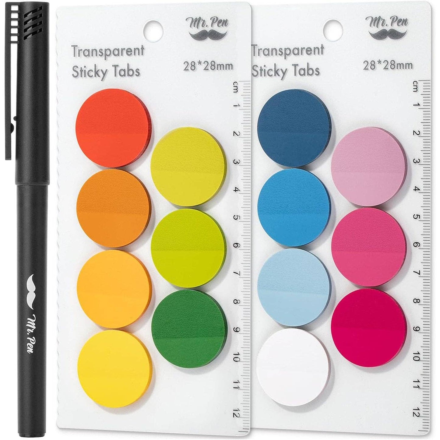 Transparent Round Sticky Notes- 560 Pcs