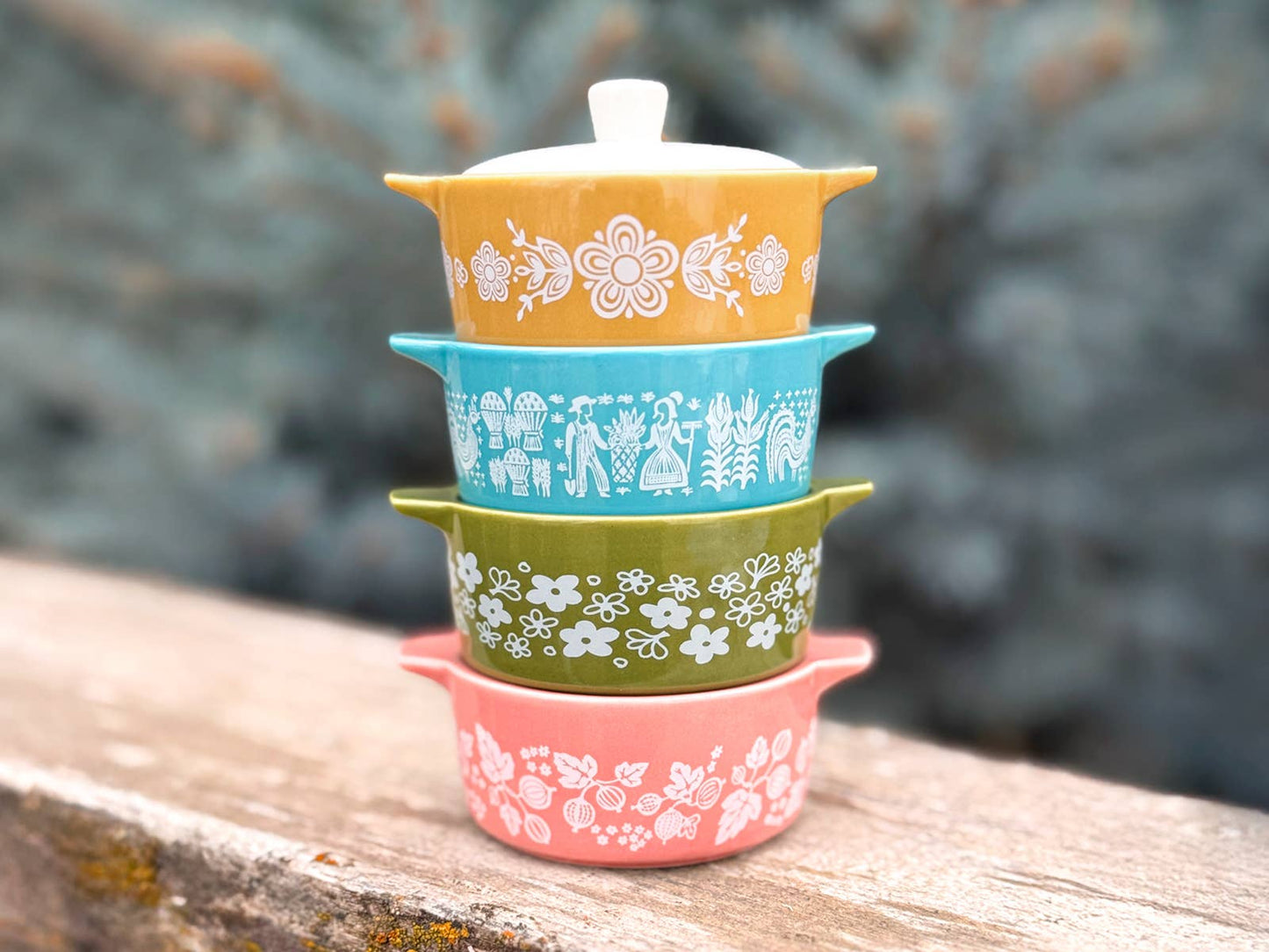 Spring Blossom Casserole Trinket Box