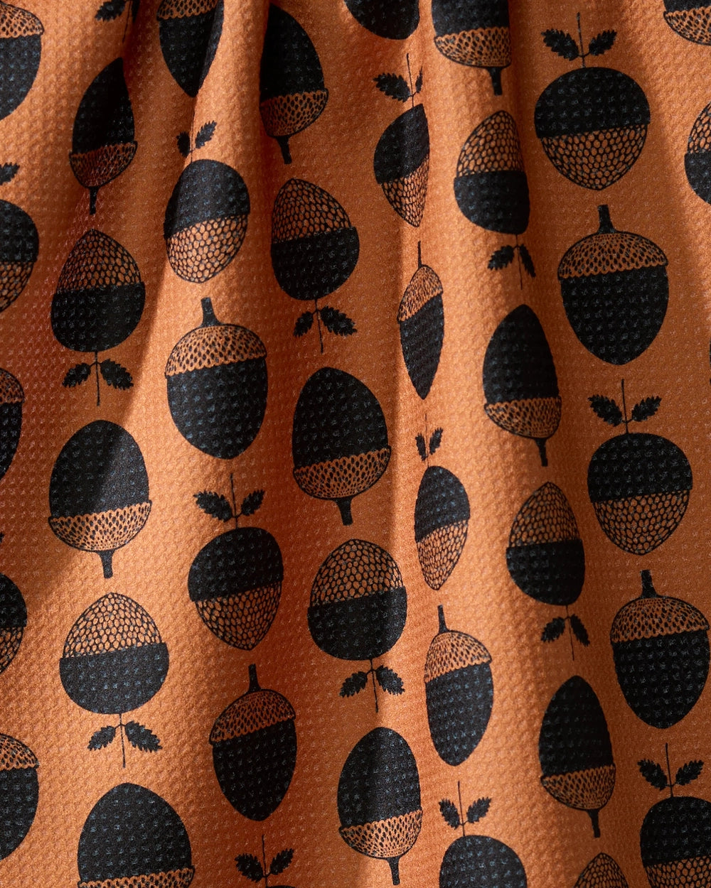 Geometry Tea Towel- Acorn Noir