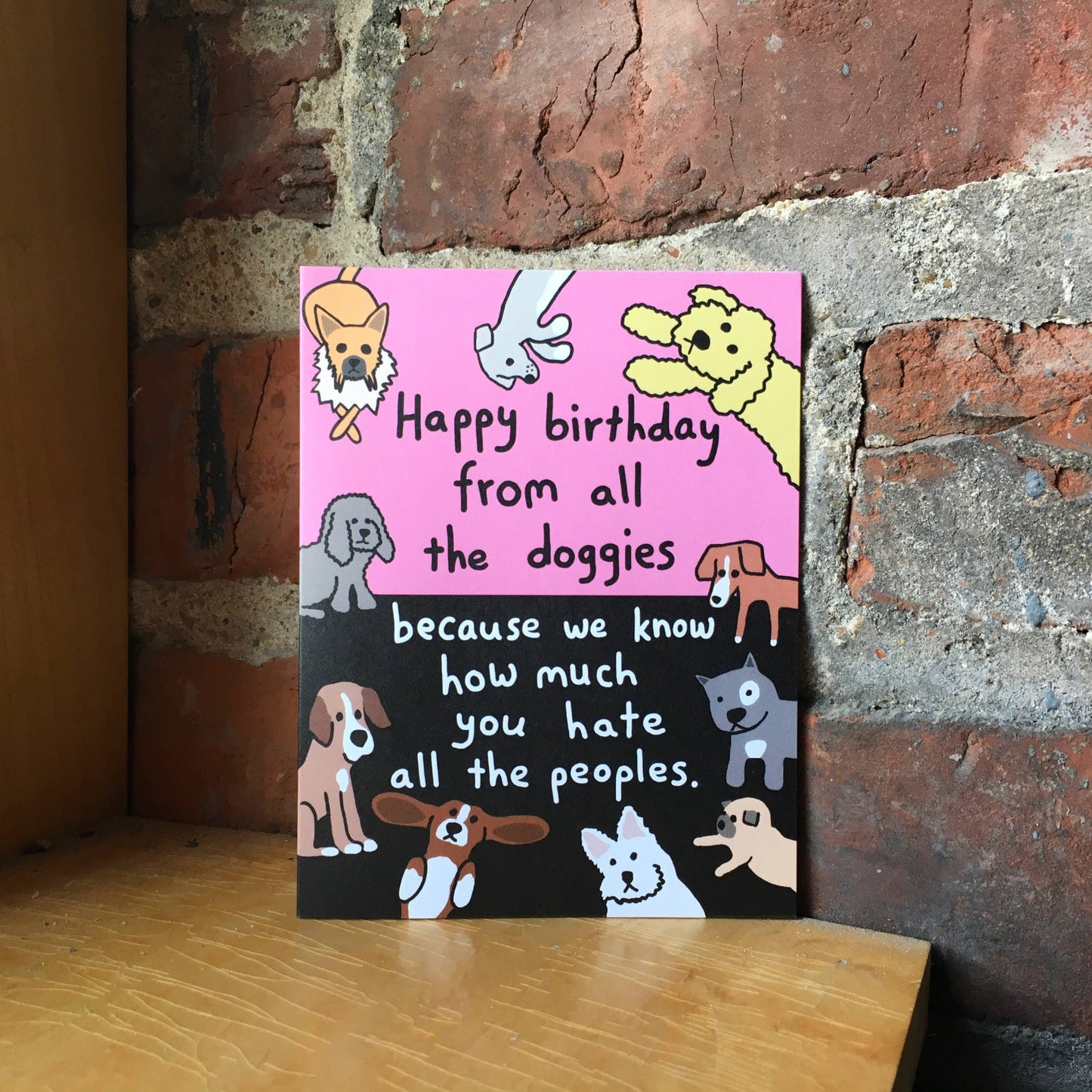 Happy Birthday From All The Doggies Card