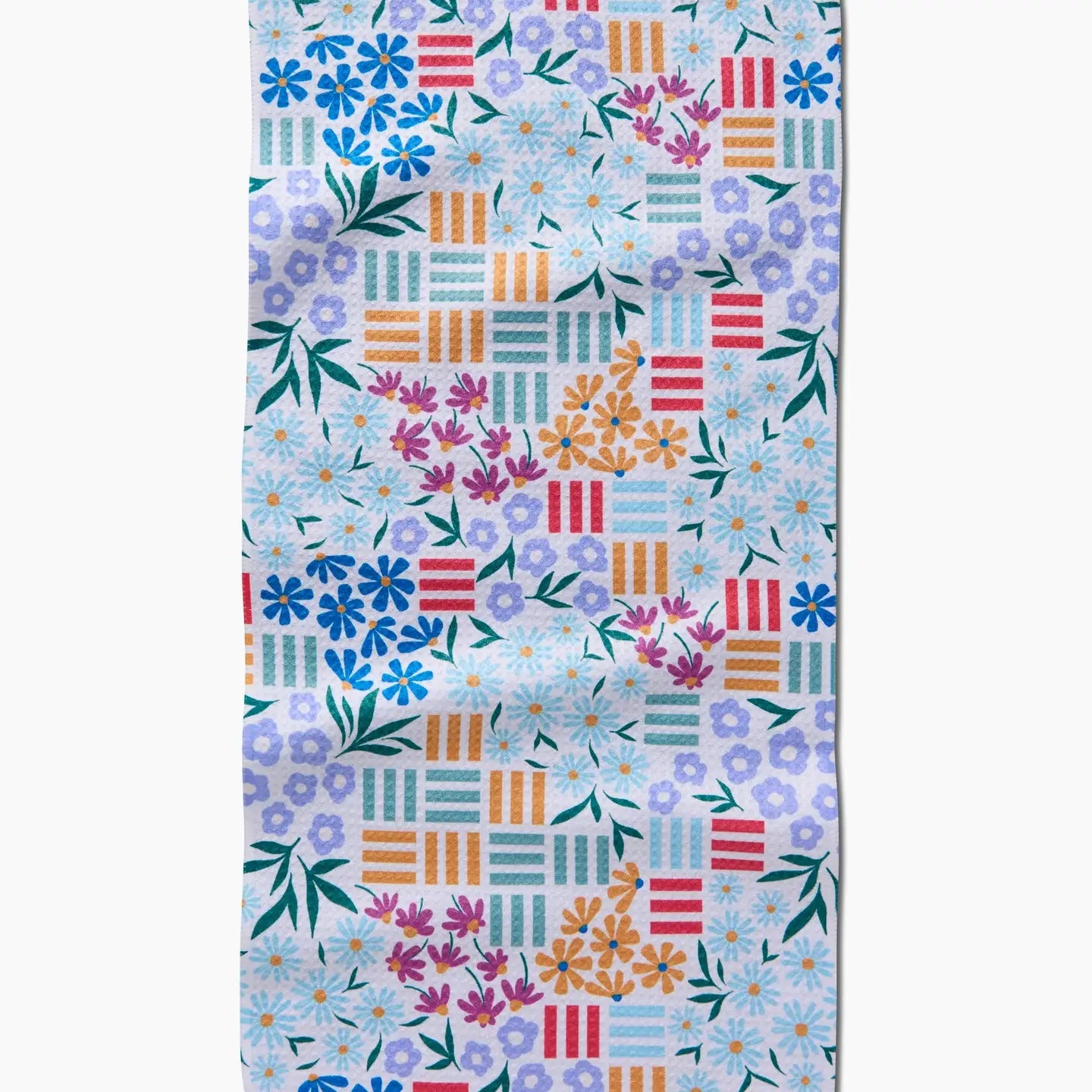 Geometry Bar Towel-Floral Garden