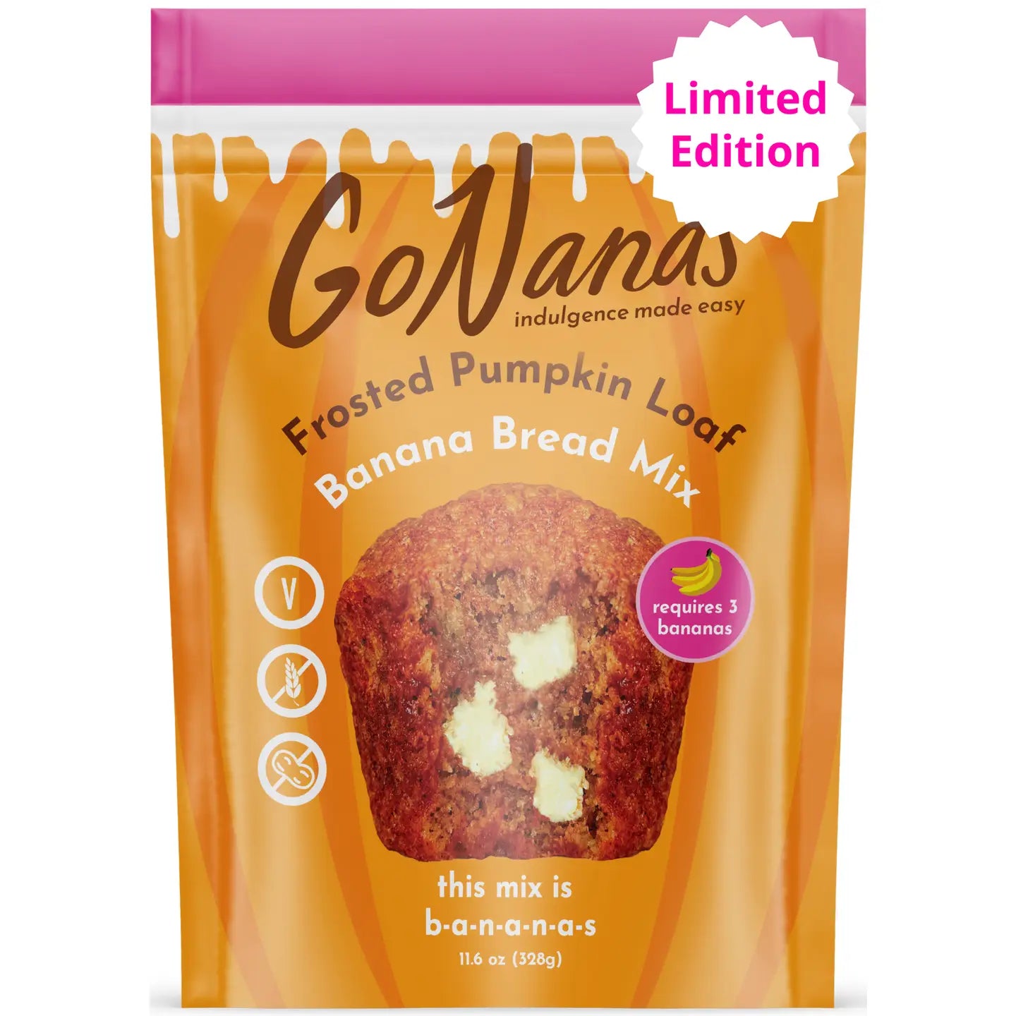 Frosted Pumpkin Banana Bread Mix