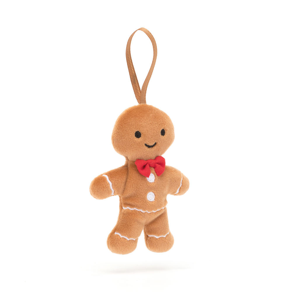 Jellycat-Festive Folly Gingerbread Fred Ornament