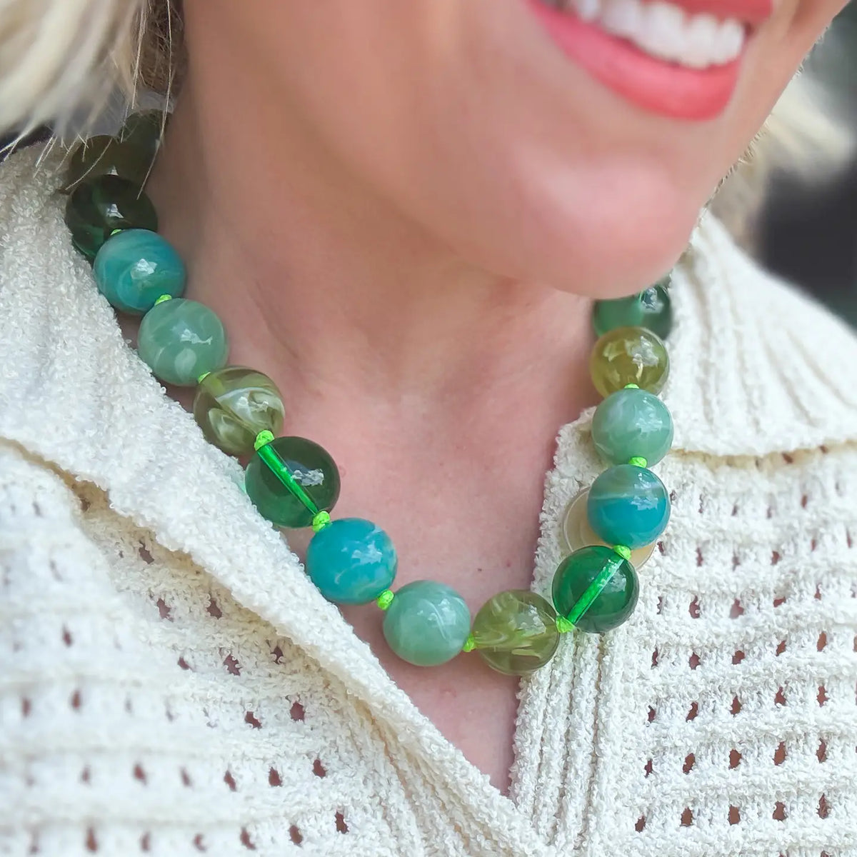 Beaded Necklace- Judy Green