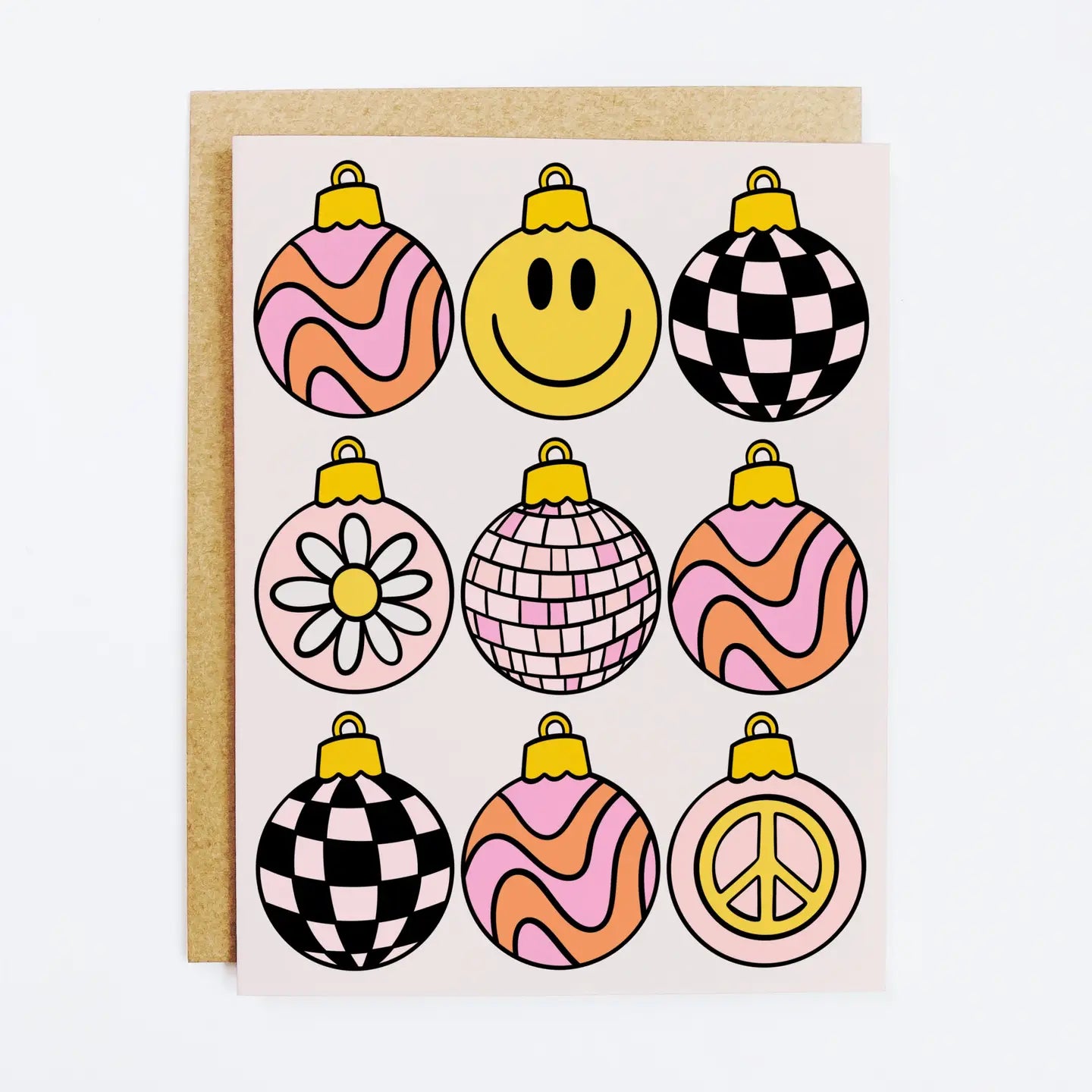 Groovy Ornaments Card