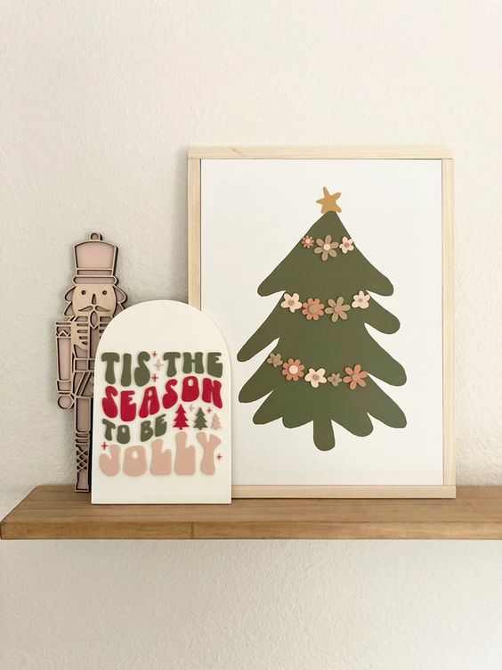 Groovy Christmas Tree Sign