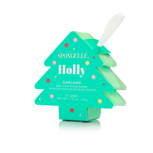 Spongelle Christmas Tree Body Buffer- Holly