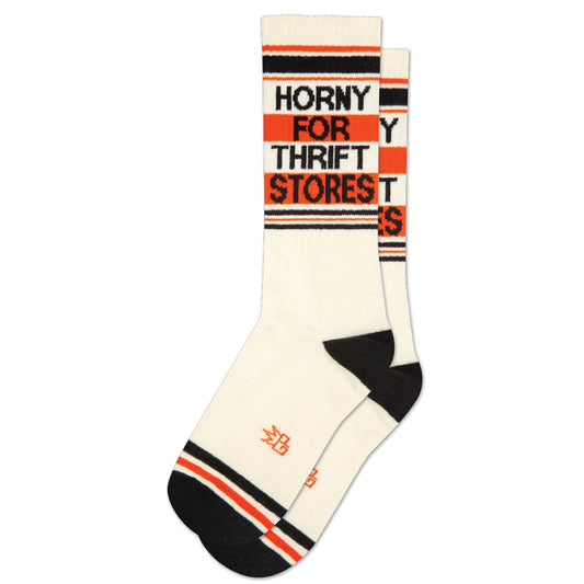 Gym Socks-Horny for Thrift Stores