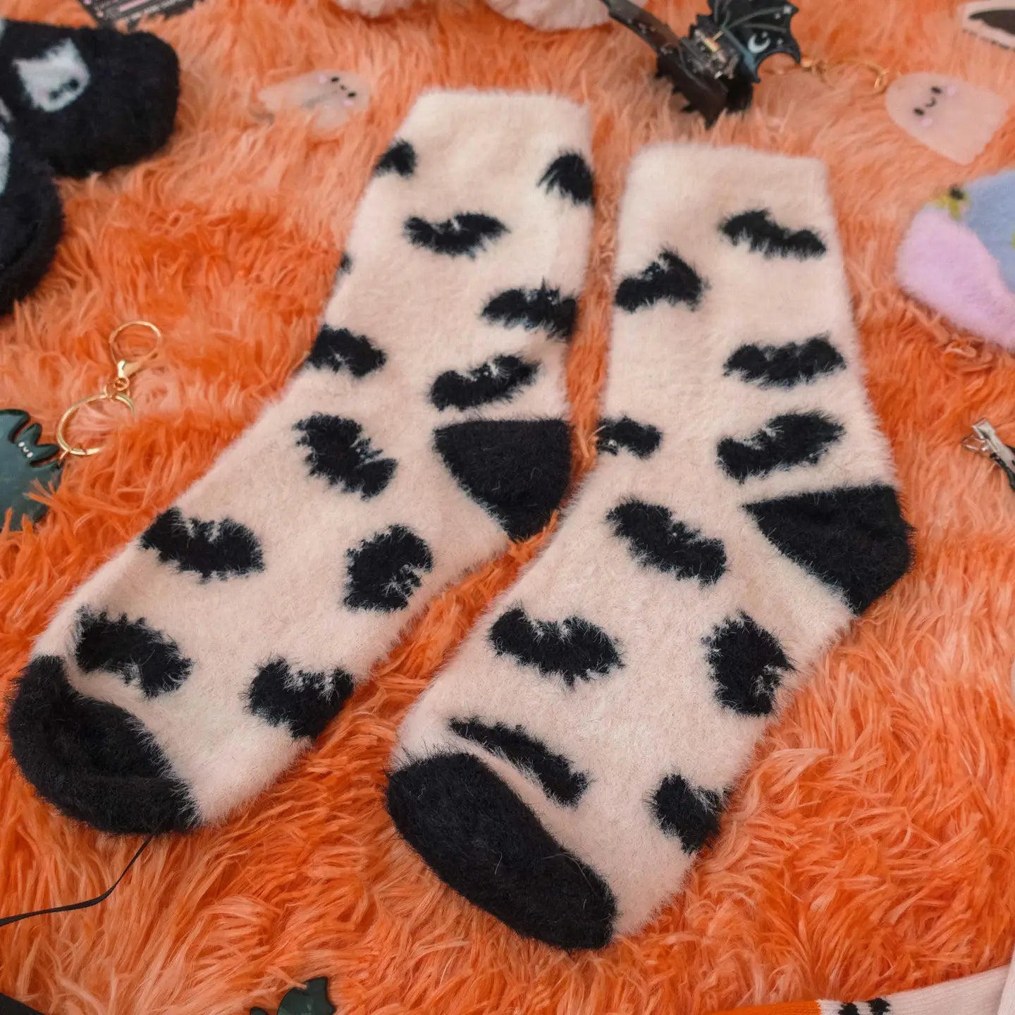 It's Bats Fuzzy Socks