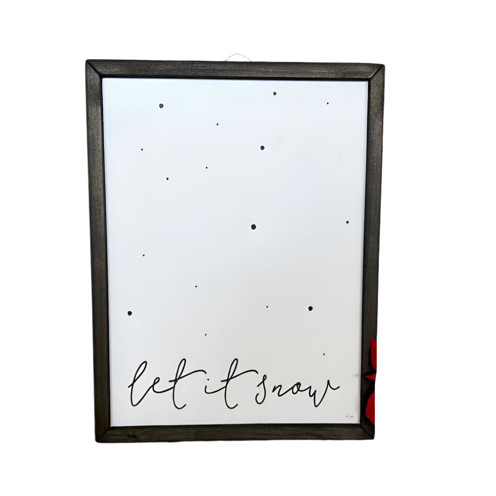 18x24 Let it Snow Boxed Art