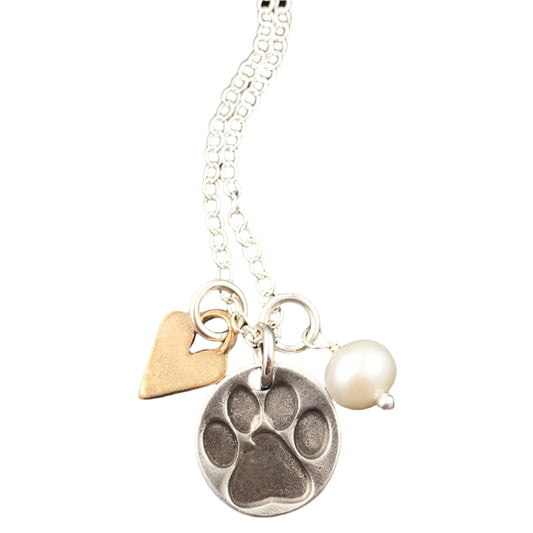 Love and a Dog Necklace