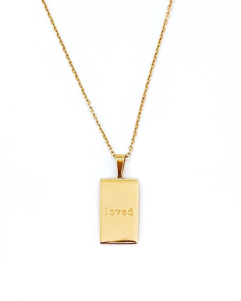 Gold Loved Pendant Necklace