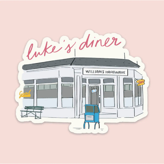 Luke's Diner Illustrated Sticker