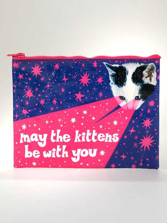 Zipper Pouch-May the Kittens Be With You