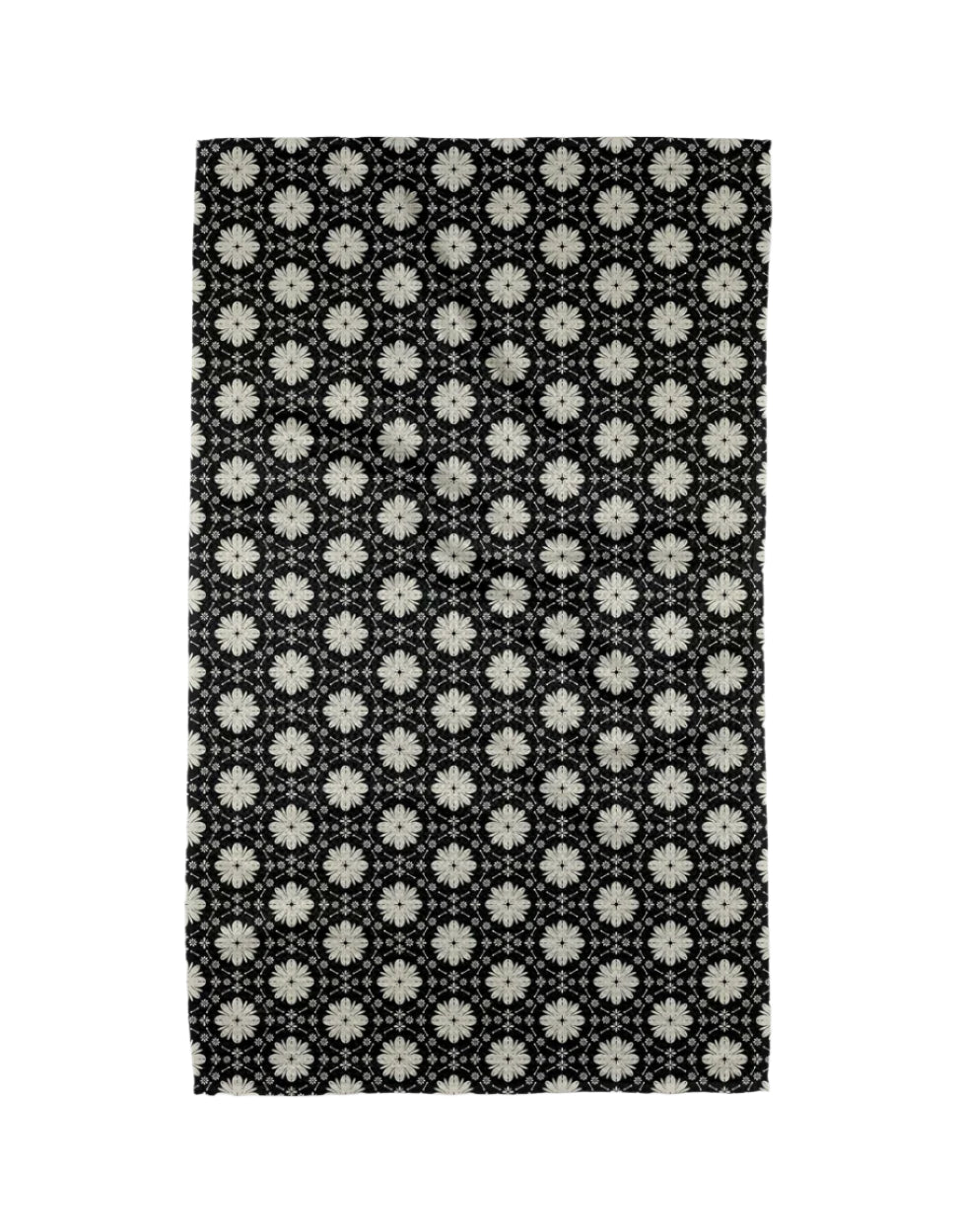 Geometry Tea Towel- Monochrome Floral