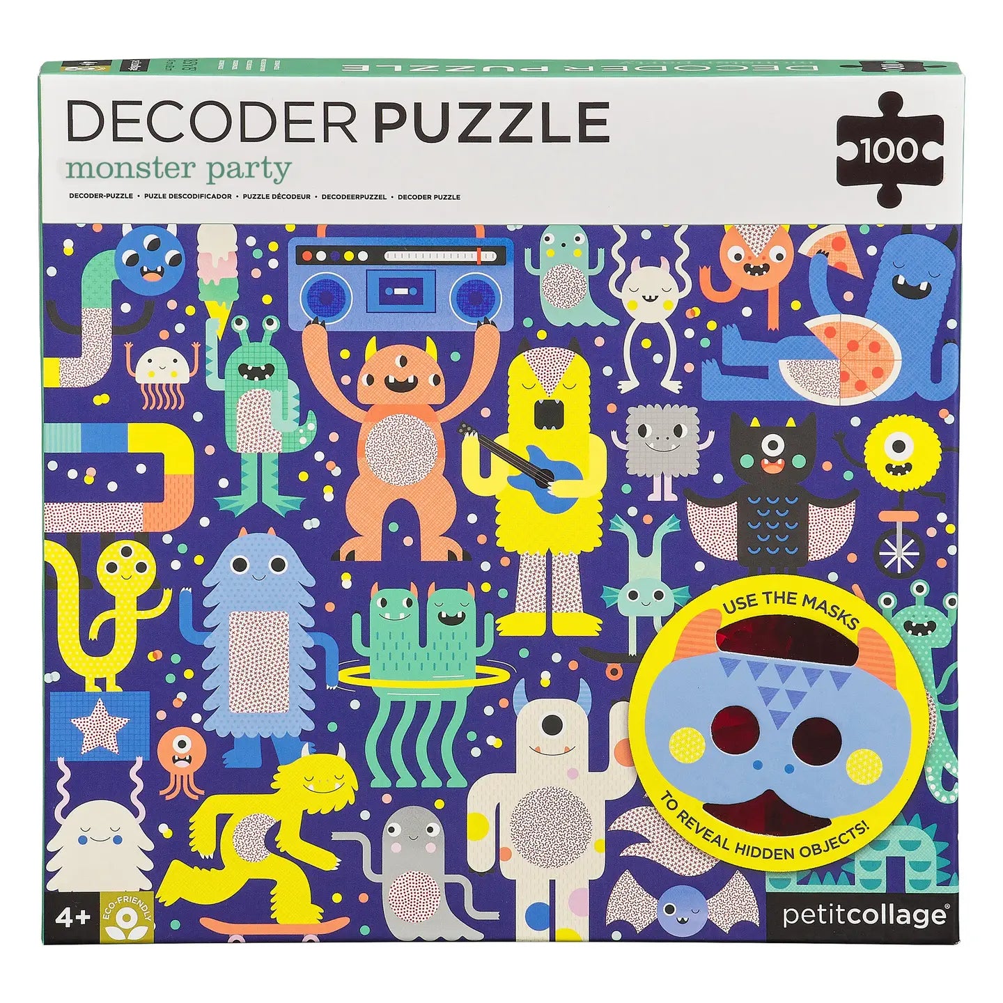 Monster Party Decoder Puzzle