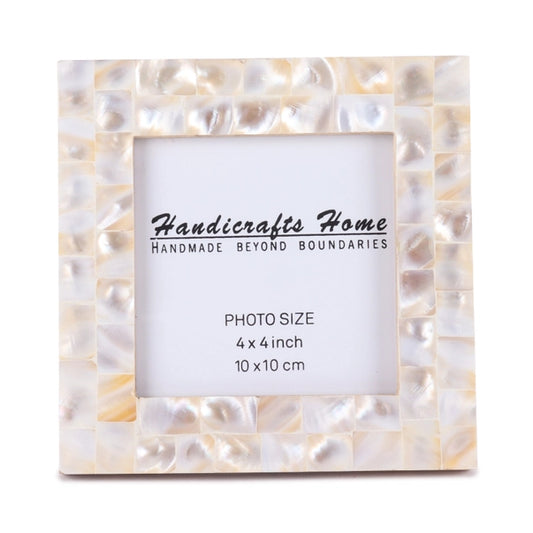 Mother Of Pearl 4x4 Photo Frame