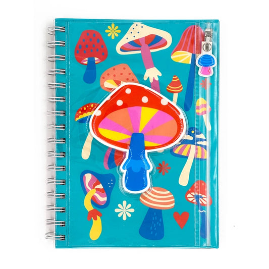 Keep It Together Pencil Pouch Journal - Mushrooms