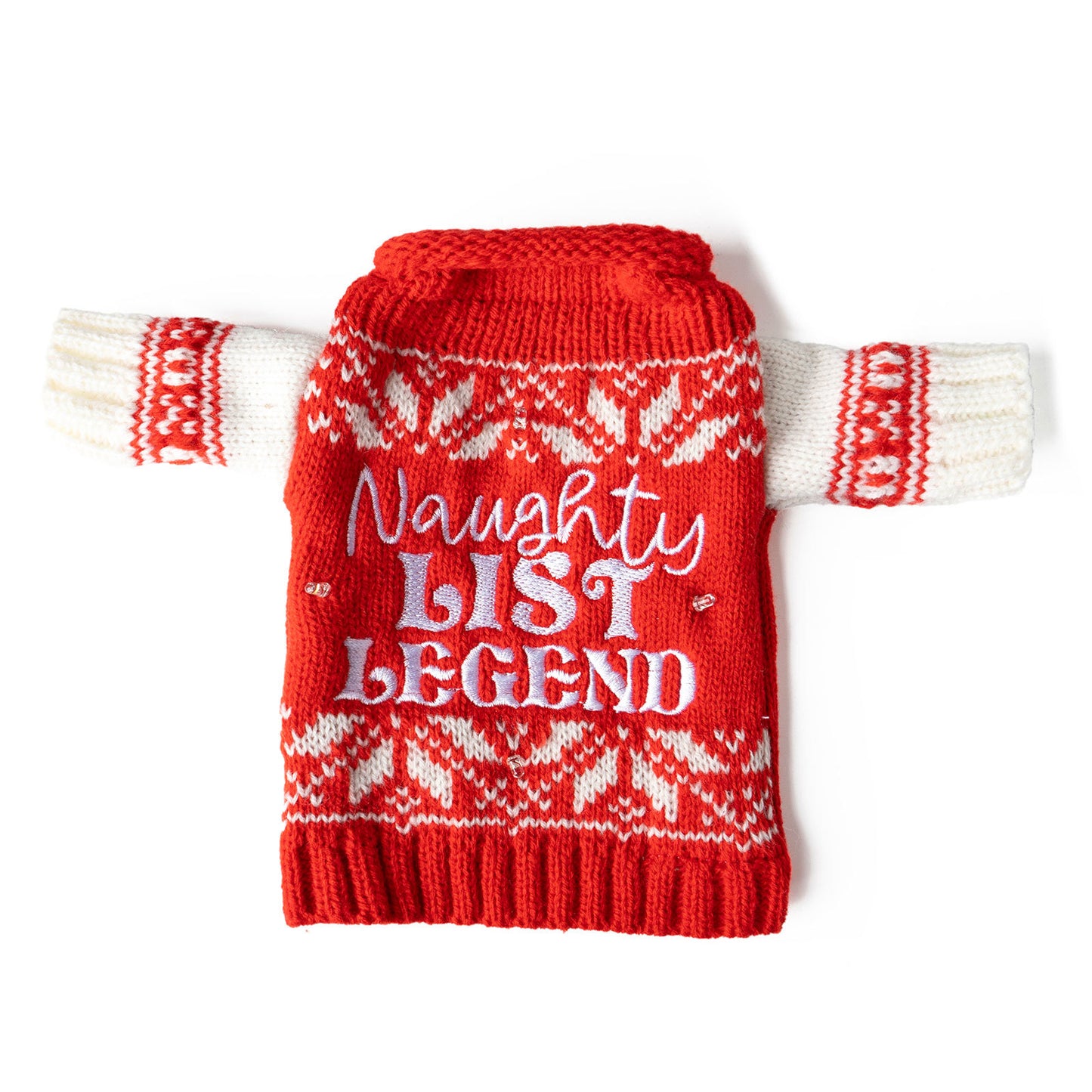 Uncle Bob's Light-Up Wine and Bottle Sweater