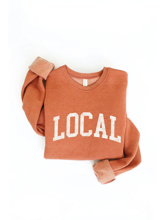 Local Graphic Sweatshirt Orange