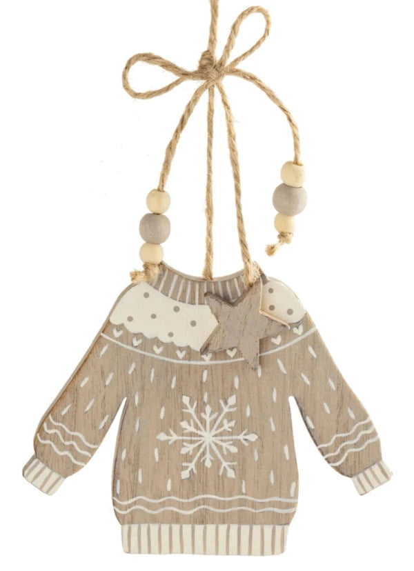 Sweater Ornament- Silver