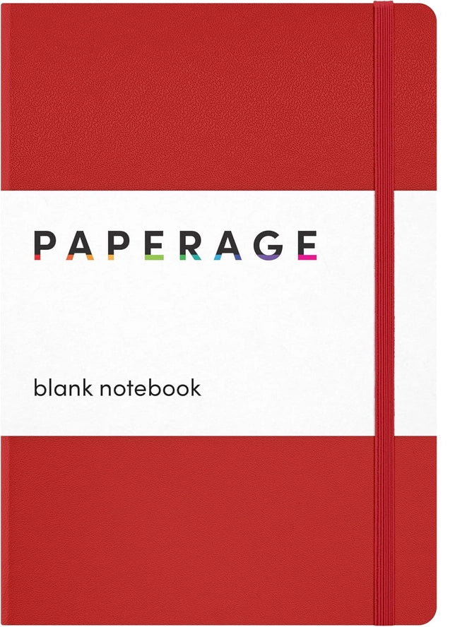 Casebound Blank Journal-Red