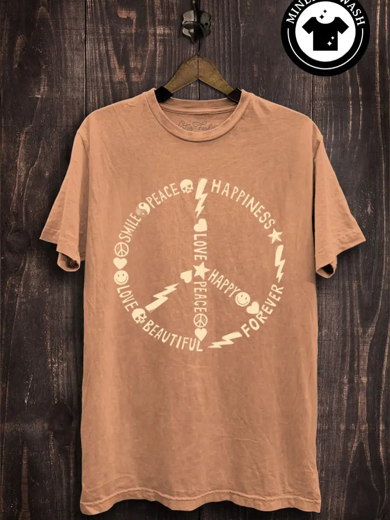 Peace Sign Graphic Tee