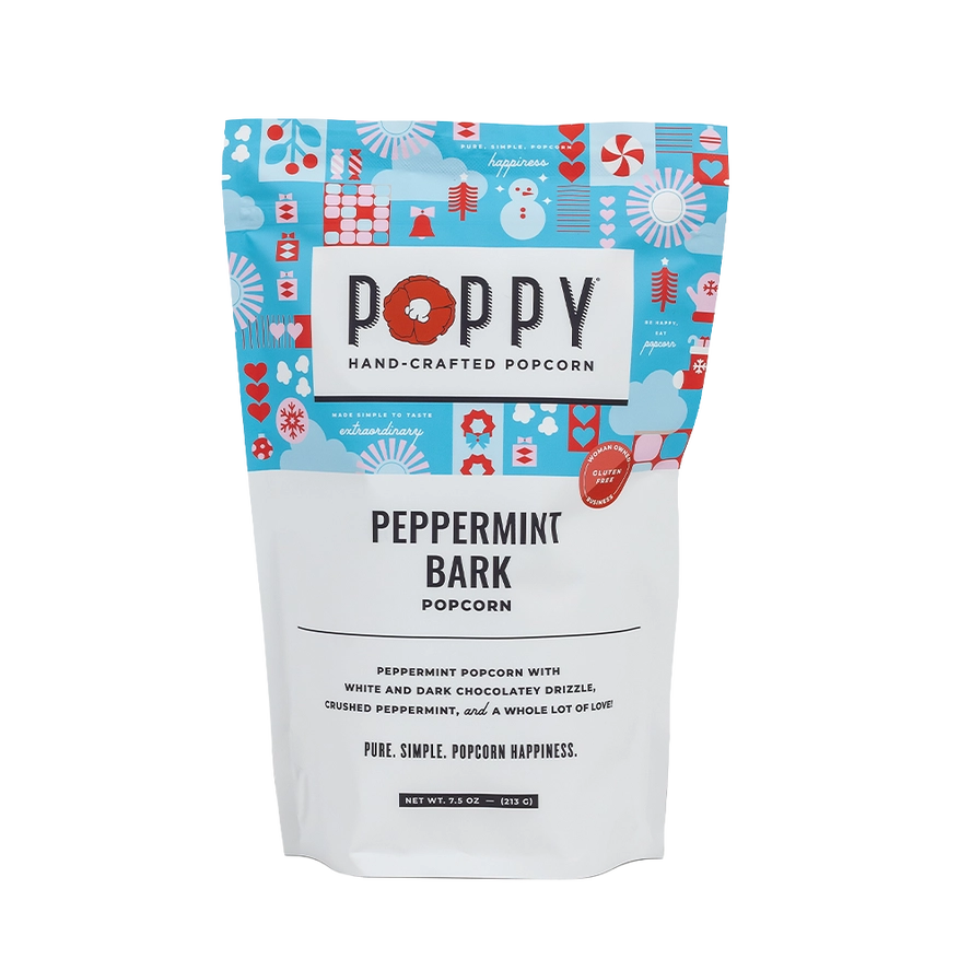 Poppy Popcorn- Peppermint Bark