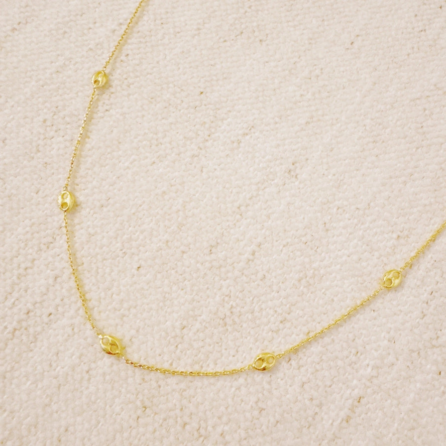Petite Horsebit Station Necklace