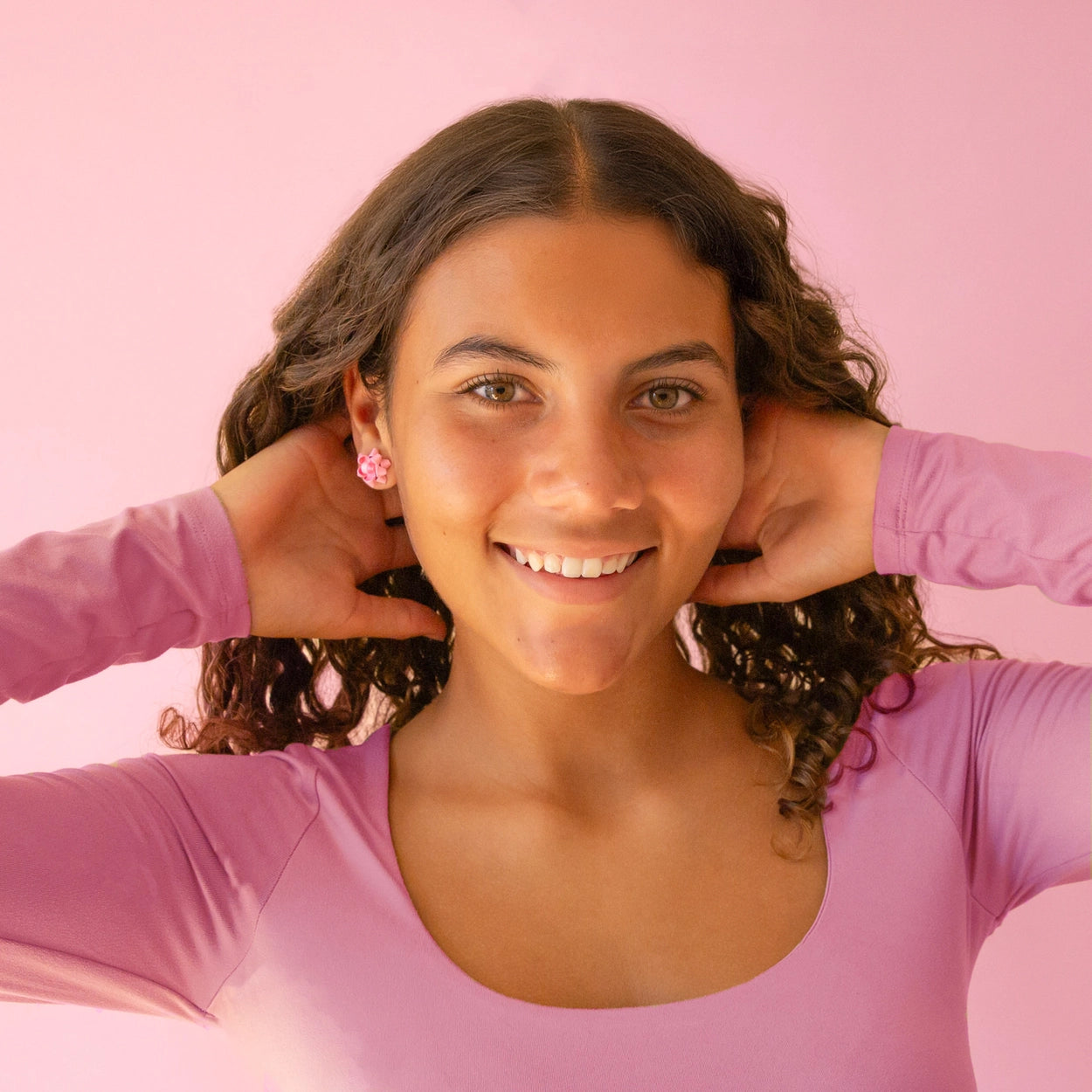 Holiday Bow Earrings- Silver