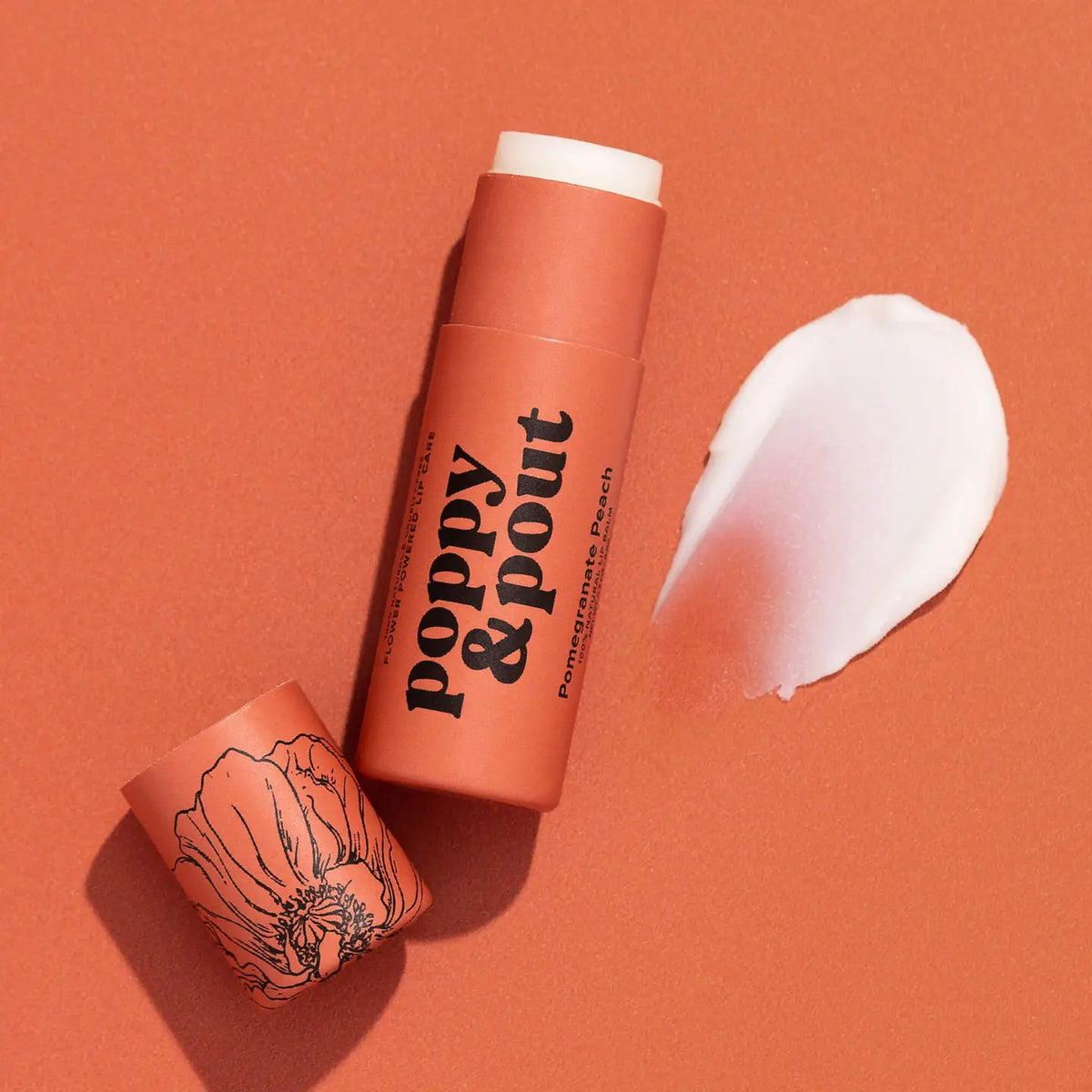 Poppy and Pout- Pomegranate Peach
