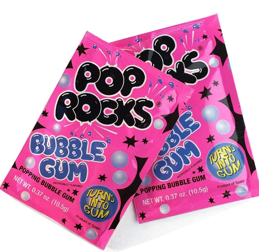 Pop Rocks Crackling Gum (Bubble Gum Flavor)