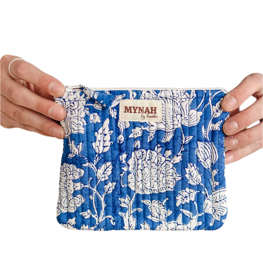 Porcelain Quilted Coin Pouch