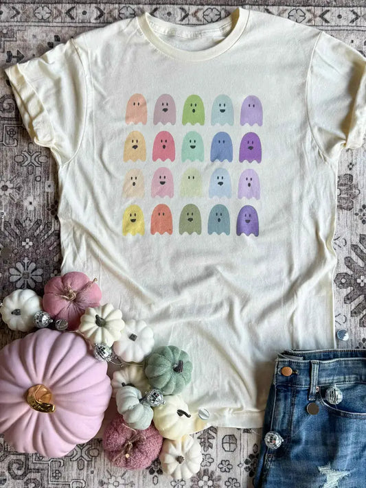 Rainbow Ghosts Tee