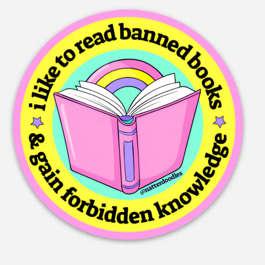 Read Banned Books Sticker