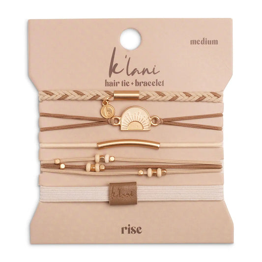 K'Lani Hair Tie Bracelet- Rise