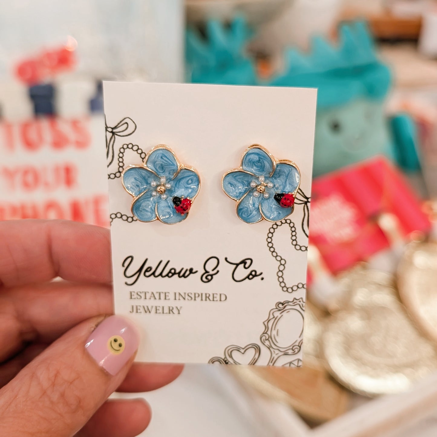 Clemmie Vintage Inspired Drop Earrings